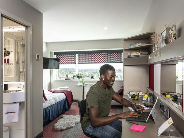 London student accommodations with gyms or fitness centers,London student halls rent prices