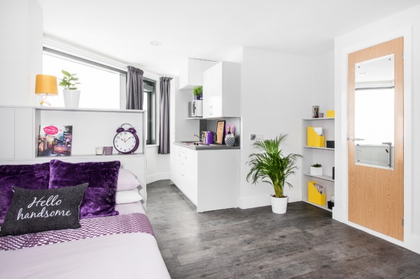 Portsmouth student accommodation safety features,Affordable student studio flats Portsmouth