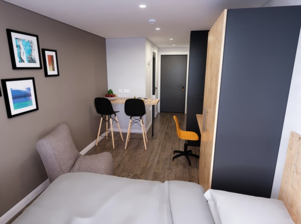 Safe areas in Luton for international students to live,Luton student halls rent prices